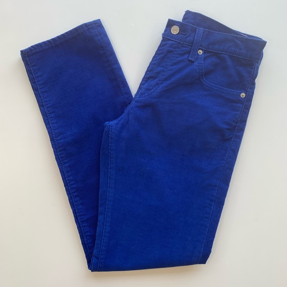 COPY - Levi’s 511 Corduroy Cobalt Blue Pants Straight Leg Electric Pockets W 30… - Picture 4 of 16